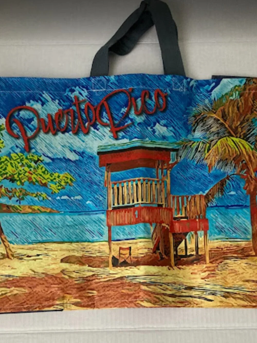 Puerto Rico Reusable Shopper Totes